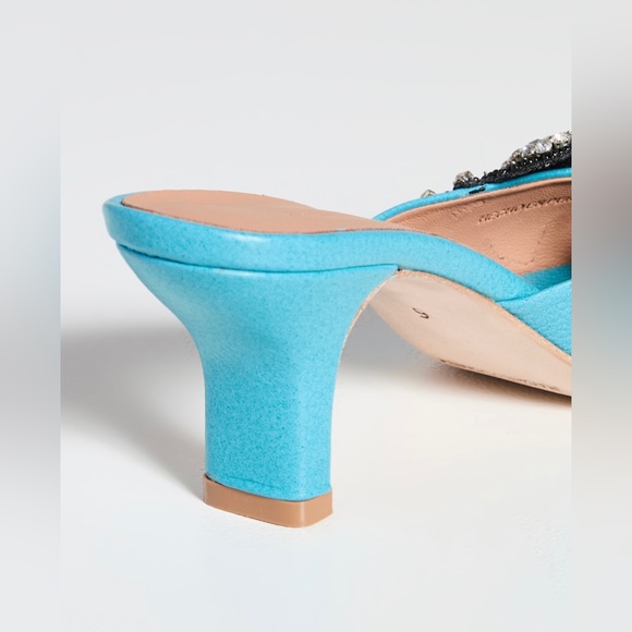 EUC / VGUC Rachel Comey Rhinestone Kitten Heels Sz 5 - Picture 4 of 10